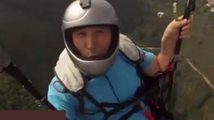 İHA Giresun Muhabiri yamaç paraşütü kazası geçirdi