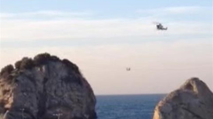 Helikopter ile kurtarma operasyonu Helikopter ile kurtarma operasyonu