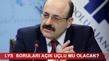 2017 LYS klasik mi olacak LYSde açık uçlu soru ne demek