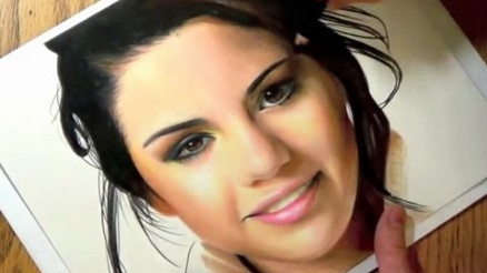 Selena Gomezi Resmetmek