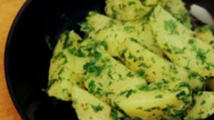 Taze Otlu Patates Garnitürü Nasıl Yapılır