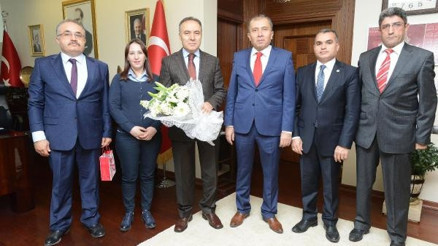 İl Gümrük Müdürlüğünden Valilik ve DTOya ziyaret