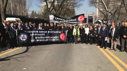 Merasim şehitleri anıldı