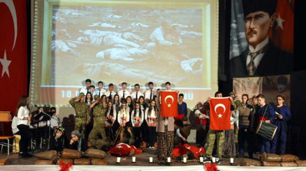 Malkarada şehitler anıldı