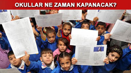 Okullar ne zaman kapanacak Yaz tatili kısalacak mı
