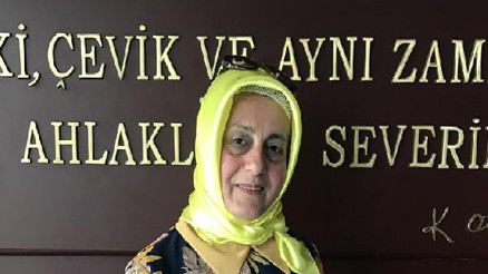 Kadın saha komiseri Sevgi Yalçın:İlk defa eşarpla çıktığım için sanırım dikkat çekti
