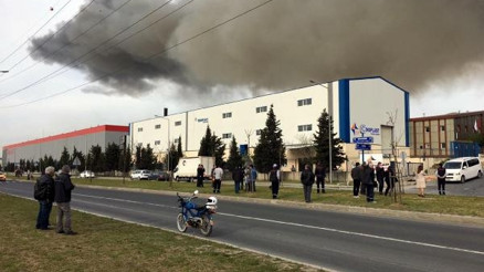 Çerkezköyde fabrikada patlama