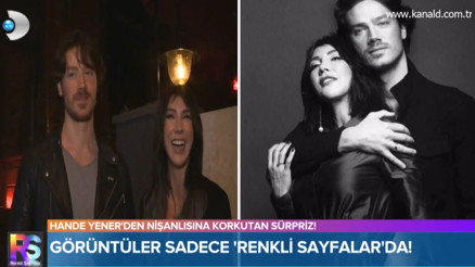 Hande Yenerden, Ümit Cem Şenola korkutan hediye