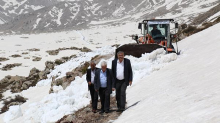 Antalyada karla mücadele