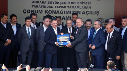 Altınparkta Çorum Evi törenle açıldı