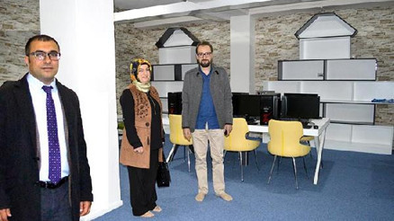 Erzurumdaki DAP Semt Kütüphaneleri açılışa hazırlanıyor.