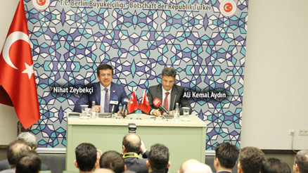 Zeybekçi: Almanya benim dostum ve müttefiğimdir Zeybekçi: Almanya benim dostum ve müttefiğimdir