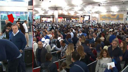 Büyük yoğunluk... Fenerbahçe Teknik Direktörü Advocaat da kuyrukta... Büyük yoğunluk... Fenerbahçe Teknik Direktörü Advocaat da kuyrukta...