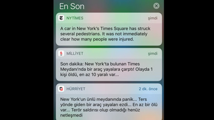 Son dakika haberinde bir dünya markası: Türkiye