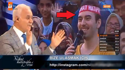 Korcan Cinemre, Nihat Hatipoğluna soru sorarsa