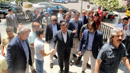 Eski başbakan Davutoğlu Alanyada