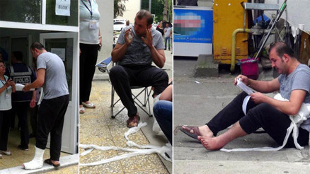 LYS-3 sona erdi... LYSye girmek için alçısını söktü ama...