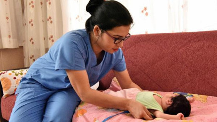 Belediye evde baktı