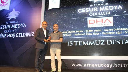 15 Temmuz darbe girişiminin cesur gazetecileri ödüllendirildi