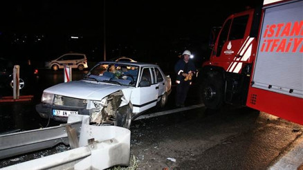 15 Temmuz Şehitler Köprüsü’nde trafik kazası: Yaralılar var