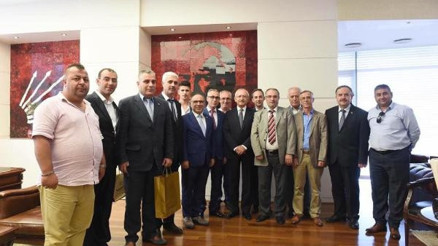 Vakıflar esnafından Ankaraya teşekkür ziyareti