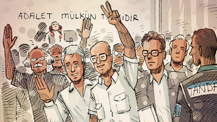 2017 Türkiye’sindeki bir mahkeme salonundan, geleceğe bırakılan resimler...