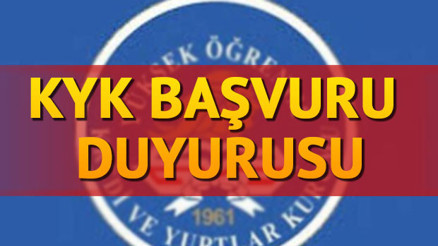 KYK başvuru işlemi ne zaman yapılır KYK yurt başvuruları ne zaman yapılacak
