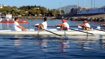 Bodrumda yetişen kürekçilerden deneme yarışı