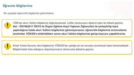 Üniversite e-Kayıt’larında problem mi var Kayıt yapılamıyor mu