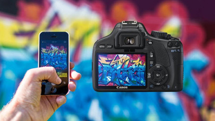 DSLR ve telefon kamerası karşı karşıya