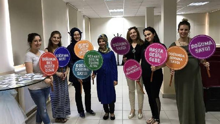 Gebe Okulundan 217 anne adayı mezun oldu