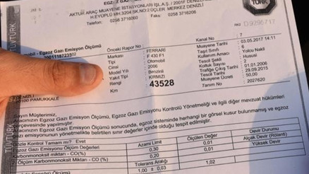 Lüks aracına yazılan trafik cezasına itiraz etti