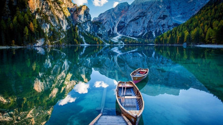 Avrupada doğal güzellik:  Lago di Braies