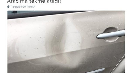 Pınar Aydınlar, Twitter hesabından aracıyla seyir halindeyken saldırıya uğradığını yazdı