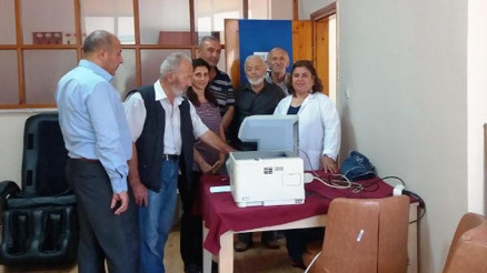 Emeklilerin kemik yoğunluğu ölçümü yapıldı
