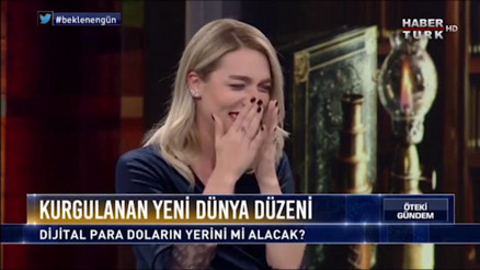 Sunucuyu canlı yayında gülme krizi tuttu