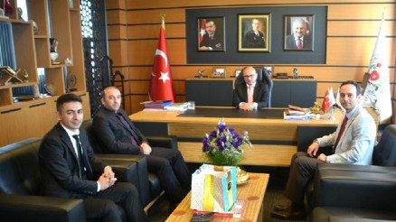 Gemi mühendislerinden Oral’a ziyaret