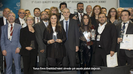 Uluslararası Avrupa Kalite Zirvesi ödülleri sahiplerini buldu