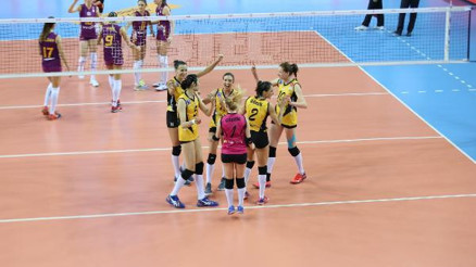 VakıfBank, Galatasaraya set vermedi