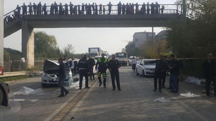 Gebzede zincirleme kaza: 1 ölü, 4 yaralı