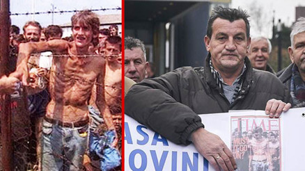 Bosna Kasabı yargılanırken tarihi an... Bosna Kasabı yargılanırken tarihi an...