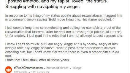 Sosyal medyada ben de tecavüze uğradım dedi, tecavüzcüsü like yaptı