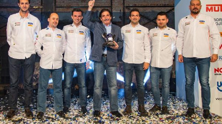 Avrupa ralli şampiyonları zaferini kutladı