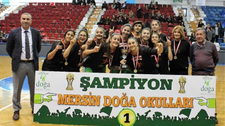Baketbolda şampiyonun adı Doğa Koleji