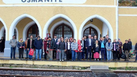 Engelli öğrenciler ilk kez trenle seyahat etti