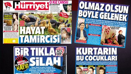 2017de öne çıkan 10 Hürriyet manşeti
