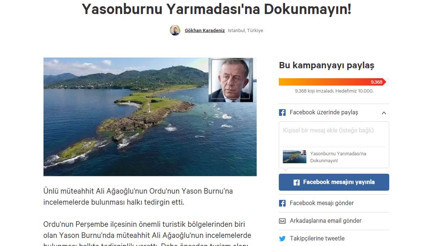 Ali Ağaoğlu’ndan kendi aleyhine başlatılan kampanyayı imzaladı