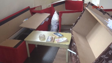 Antalyada FETÖnün okulunda gizli oda ortaya çıktı