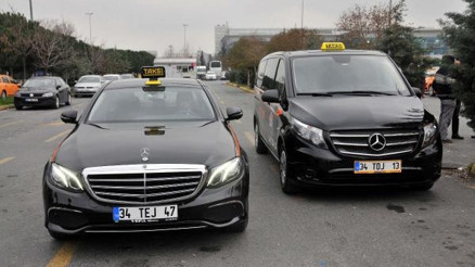 Atatürk Havalimanı’nda 350 bin liralık taksi yolcuların hizmetinde