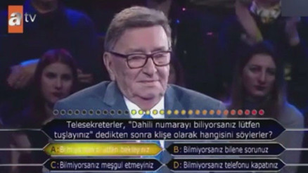 Efsane sunucu Milyonerde torunu için yarıştı